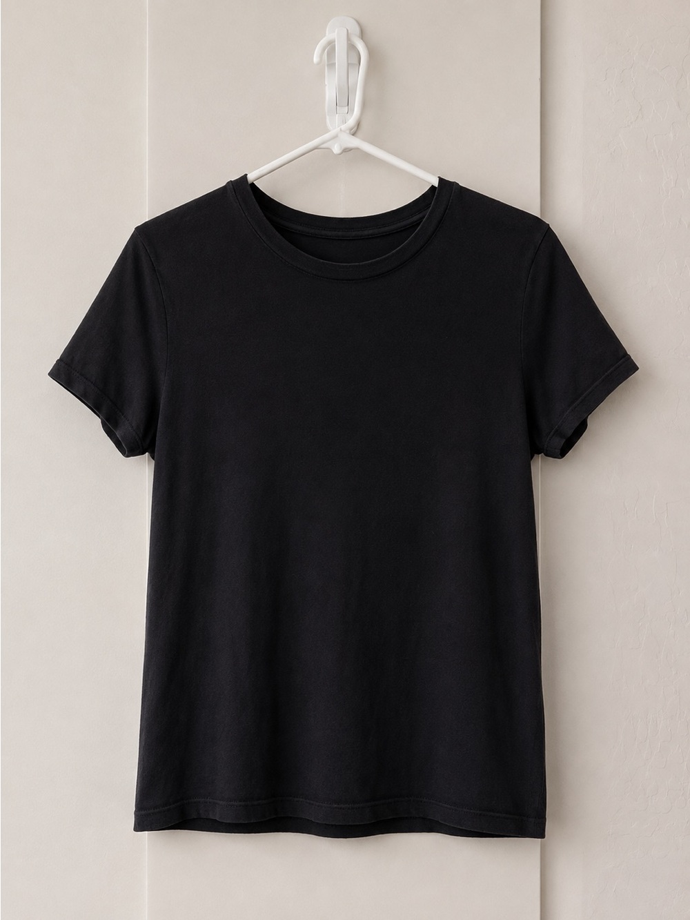NWOT- MOTHER The Lil Goodie Goodie Tee Black Supima Cotton Crewneck Size M